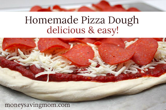 homemade pizza dough