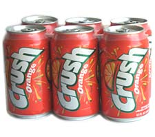 crush the soda