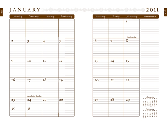 MonthlySpread
