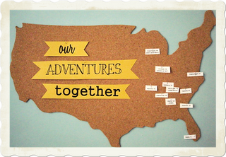 travel map craft title