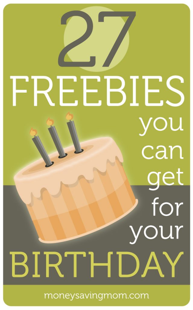 what free items can you get on your birthday