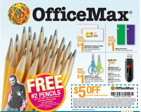 Office Max Back-To-School Deals