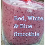 red white and blue smoothie