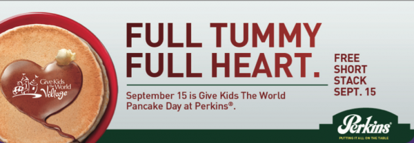 Free Pancakes at Perkins