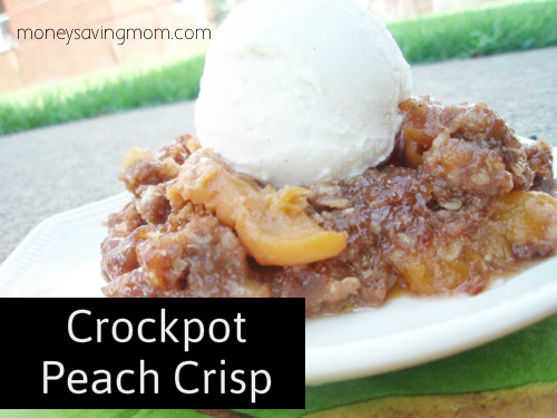 peach crisp