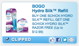 Schick Razor coupon