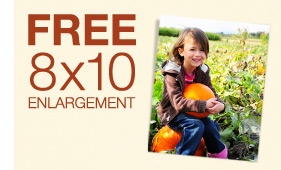 Free 8x10 Photo Enlargement