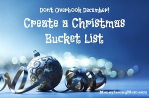 Create a Christmas Bucket List