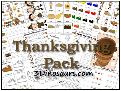 Free Thanksgiving Pack