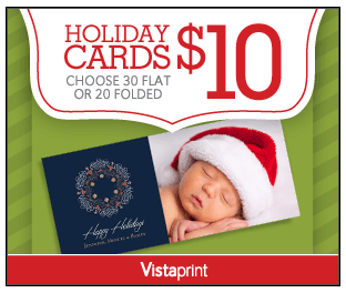 30 Holiday Photo Cards for $10