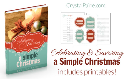 Celebrating & Savoring a Simple Christmas