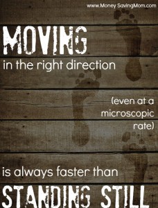 moving in the right direction