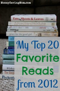 My Top 20 Favorite Reads from 2012