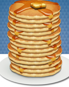 Free short stack of pancakes at IHOP