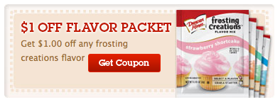 Duncan Hines Frosting Creations coupon