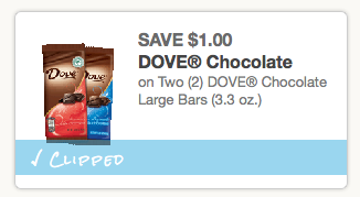 Dove Chocolate coupon
