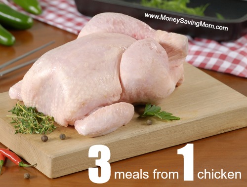 Raw chicken