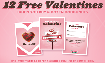 Krispy Kreme Valentine's Doughnuts