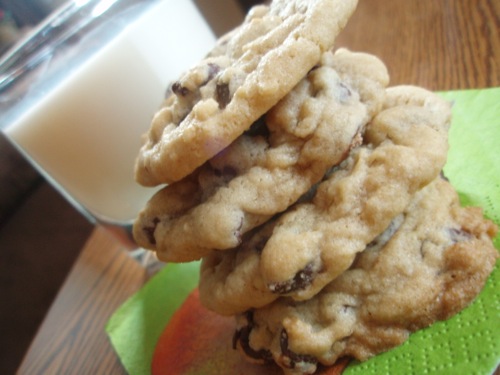 cookie and milk