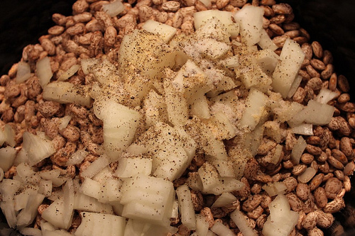 Homemade Crockpot Refried Beans
