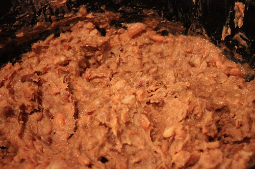 Homemade Crockpot Refried Beans