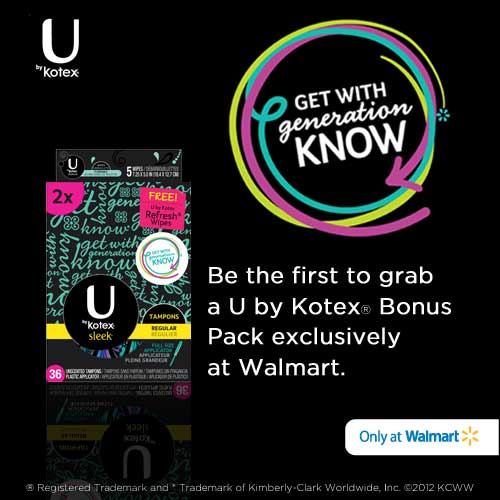 U By Kotex coupon