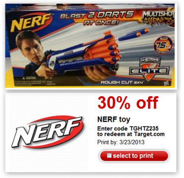 Target: Nerf Guns for 7.60 after coupons - Money Saving MomÂ®