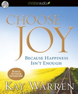 Free audiobook: Choosing Joy by Kay Warren