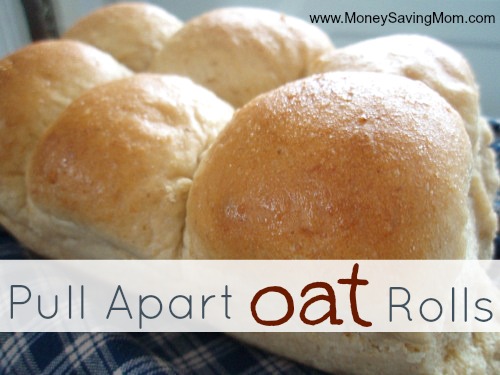 pull apart oat rolls