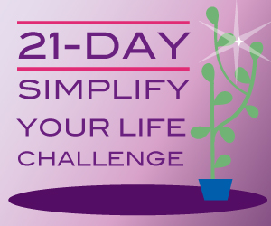 21-Day Simplify Your Life Challenge
