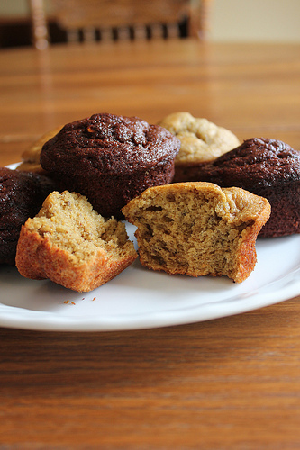 Gluten-Free, Sugar Free Chocolate & Banana Muffins