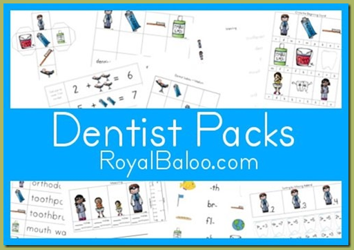 Free Dentist Preschool Pack