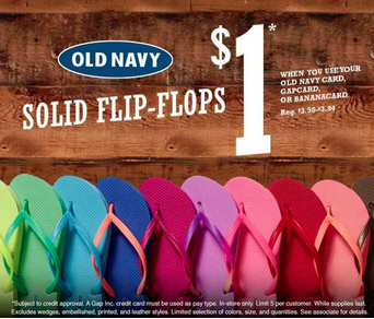 Old Navy Flip Flops