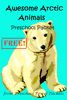 Free Awesome Arctic Animals Preschool Packet