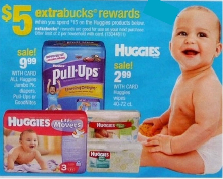 CVS: Huggies Diapers and Pull-Ups starting at $3.66 each