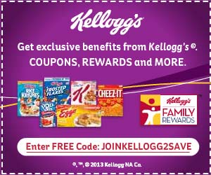Kellogg's Family Rewards: Free 50-point code