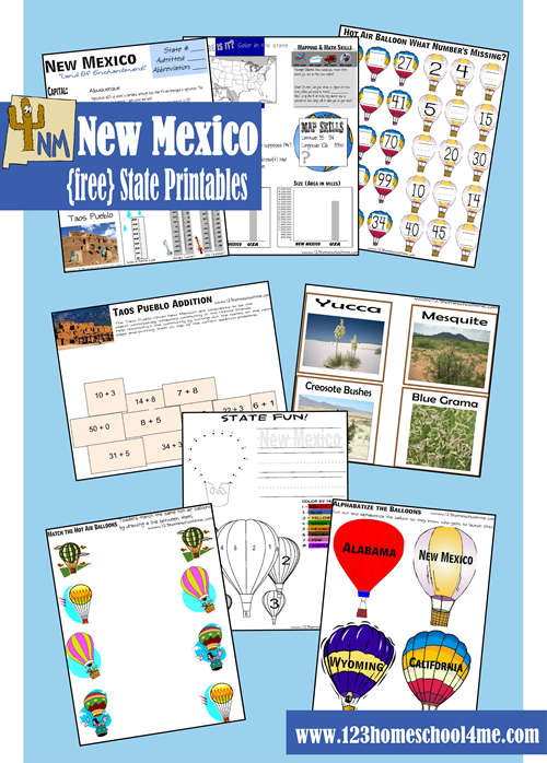 Free New Mexico Printable Pack