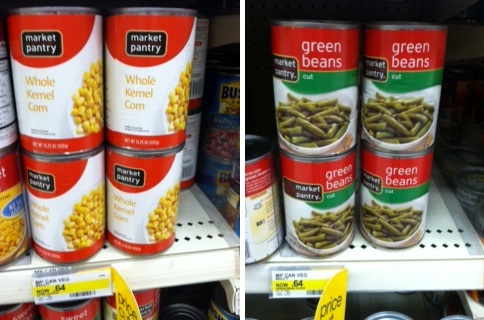 Target: Market Pantry Canned Vegetables for as low as $0.51 after coupons