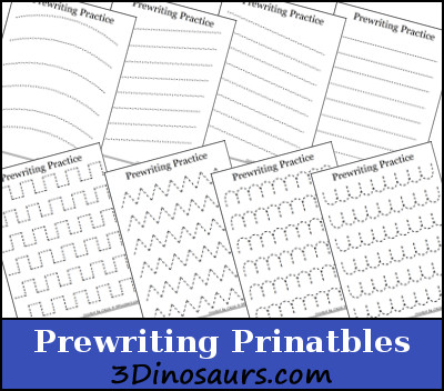 Free Prewriting Practice Printables