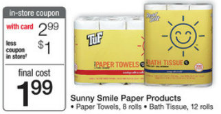 Walgreens: 8-pack of Tuf Paper Towels for $1.99