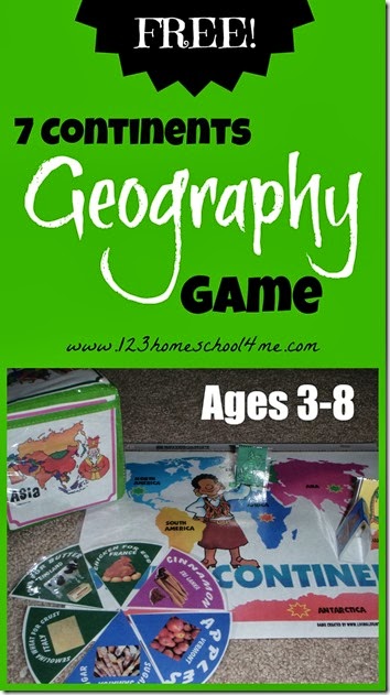 Seven Continents Geography Game