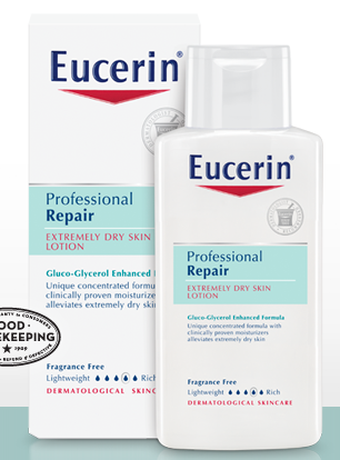 Free sample of Eucerin lotion