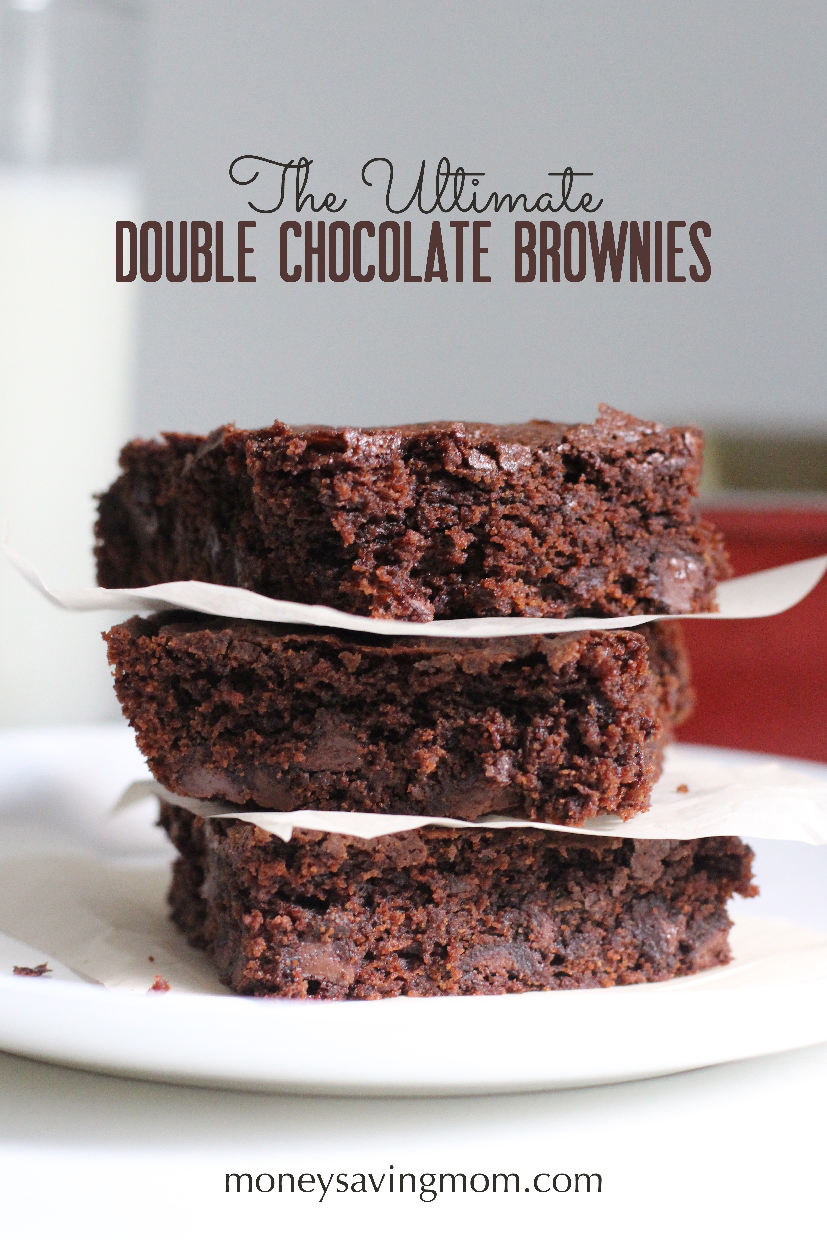 Ultimate Double Chocolate Brownies - Money Saving Mom®
