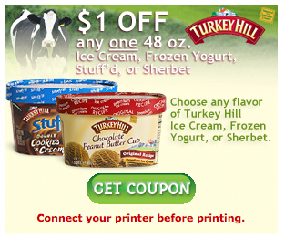 Turkey Hill Ice Cream printable coupon