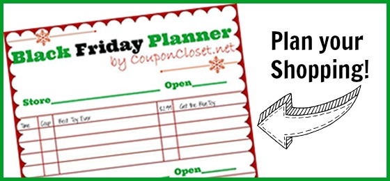 Black Friday Shopping Planner