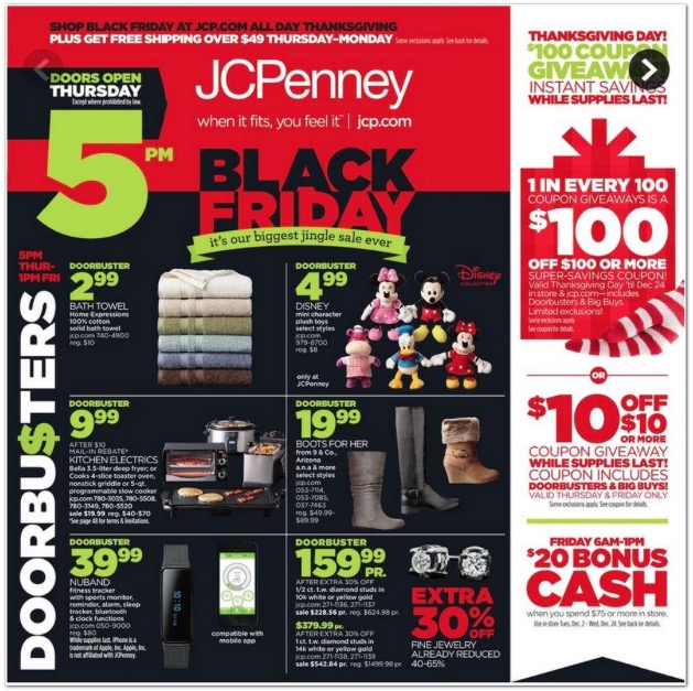 The JCPenney Black Friday Ad 1 has been leaked!