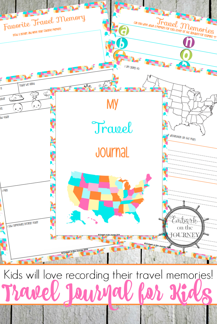 Free Printable Travel Journal for Kids Money Saving Mom®