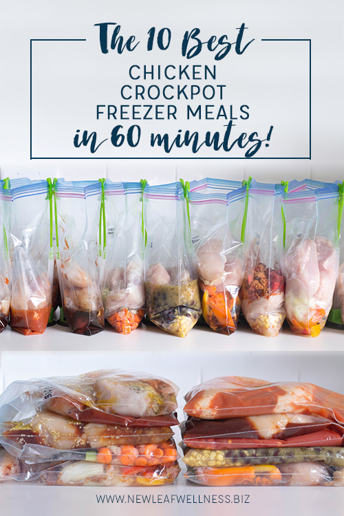 10 Best Chicken Crockpot Freezer Meals in 60 Minutes