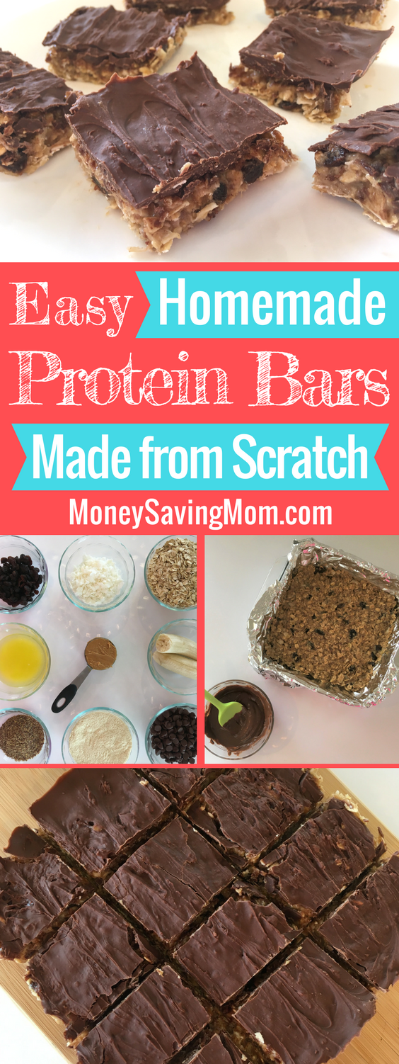 healthy homemade protein bars