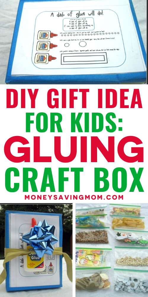 Handmade Gluing Craft Box for Kids